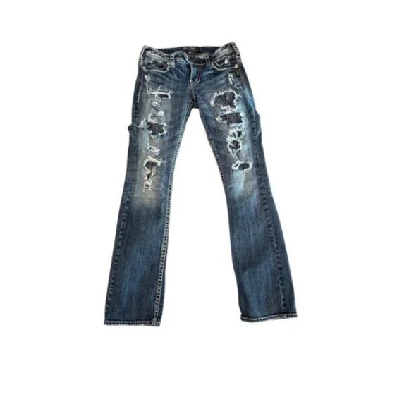 Siilver Jeans "Tuesday Low Slim Bootcut" w27/l33 - Picture 1 of 2